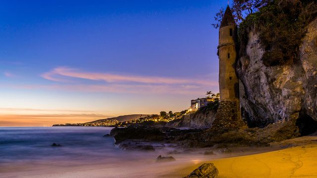 「ヴィクトリア・ビーチの塔」 アメリカ, カリフォルニア州