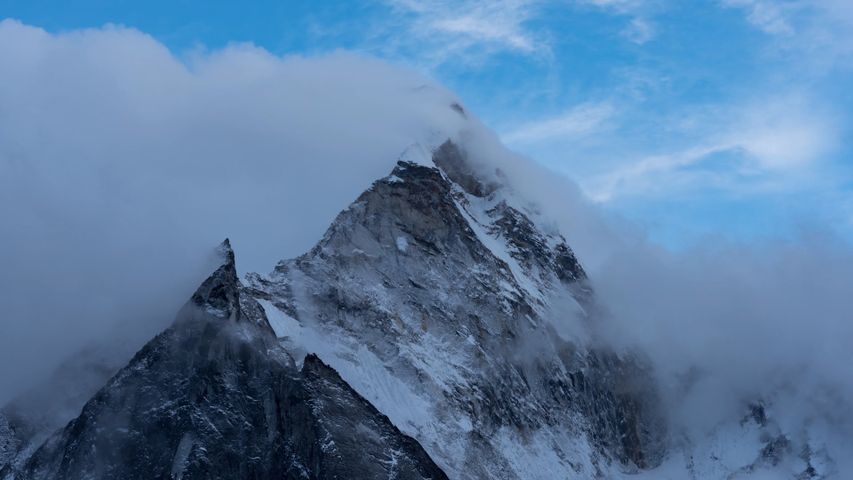 雪, 屋外, 空, 自然, 風景, 山, スキー