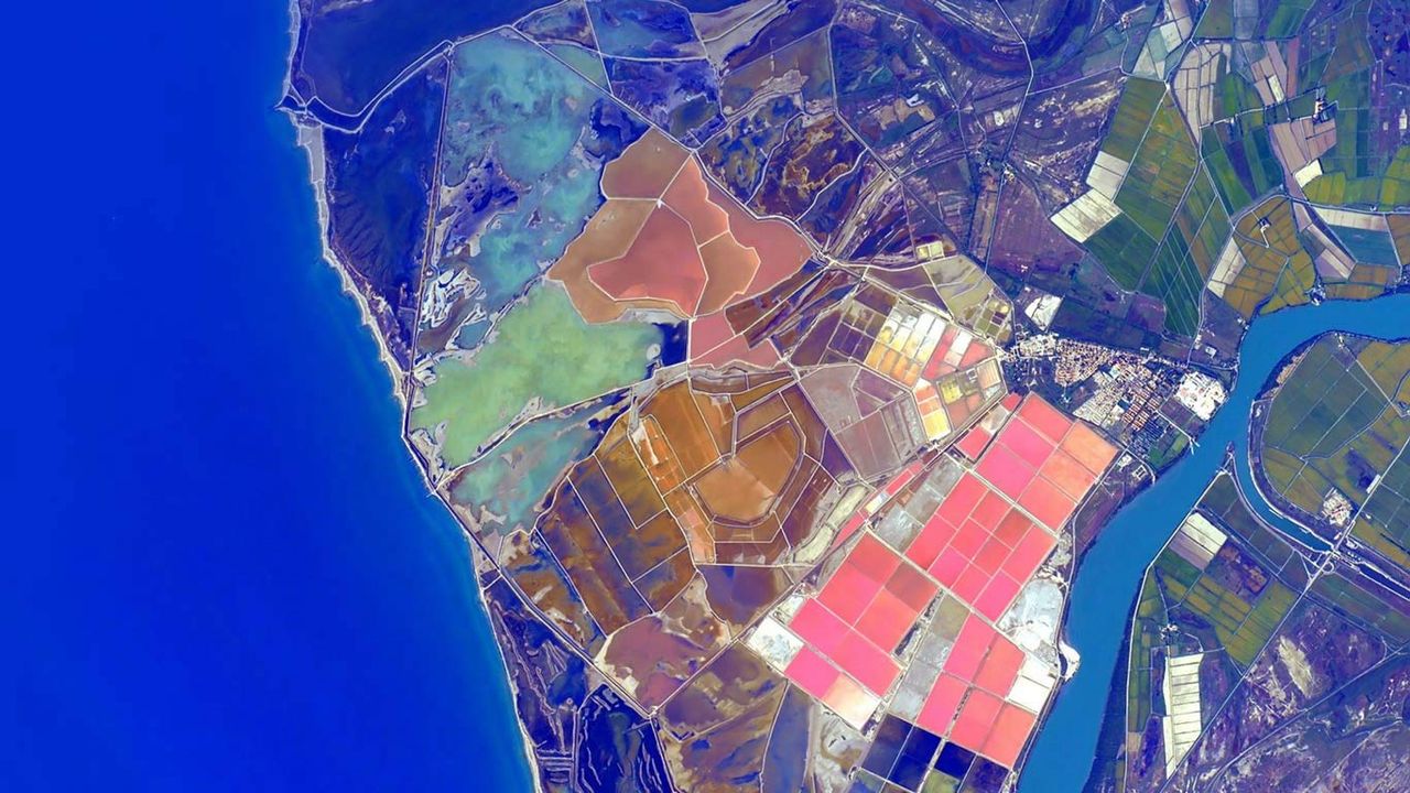 ｢宇宙から見たスペイン｣国際宇宙ステーション 