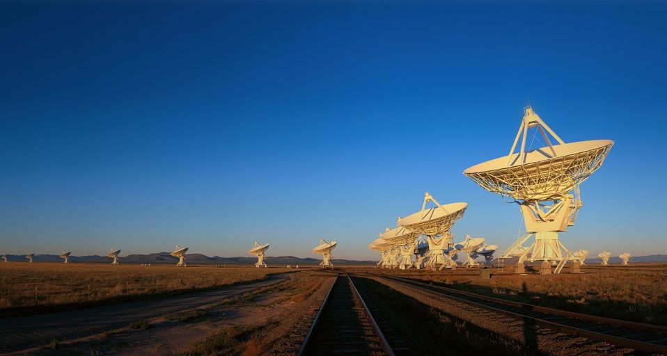 ｢超大型干渉電波望遠鏡群｣アメリカ, ニューメキシコ州, ソコロ郡