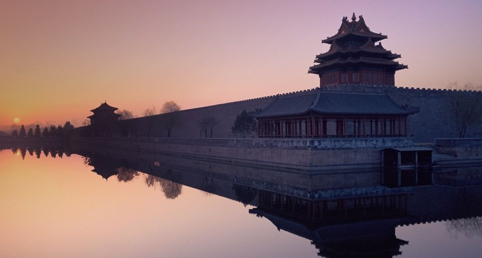 ｢朝焼けの紫禁城｣中国, 北京