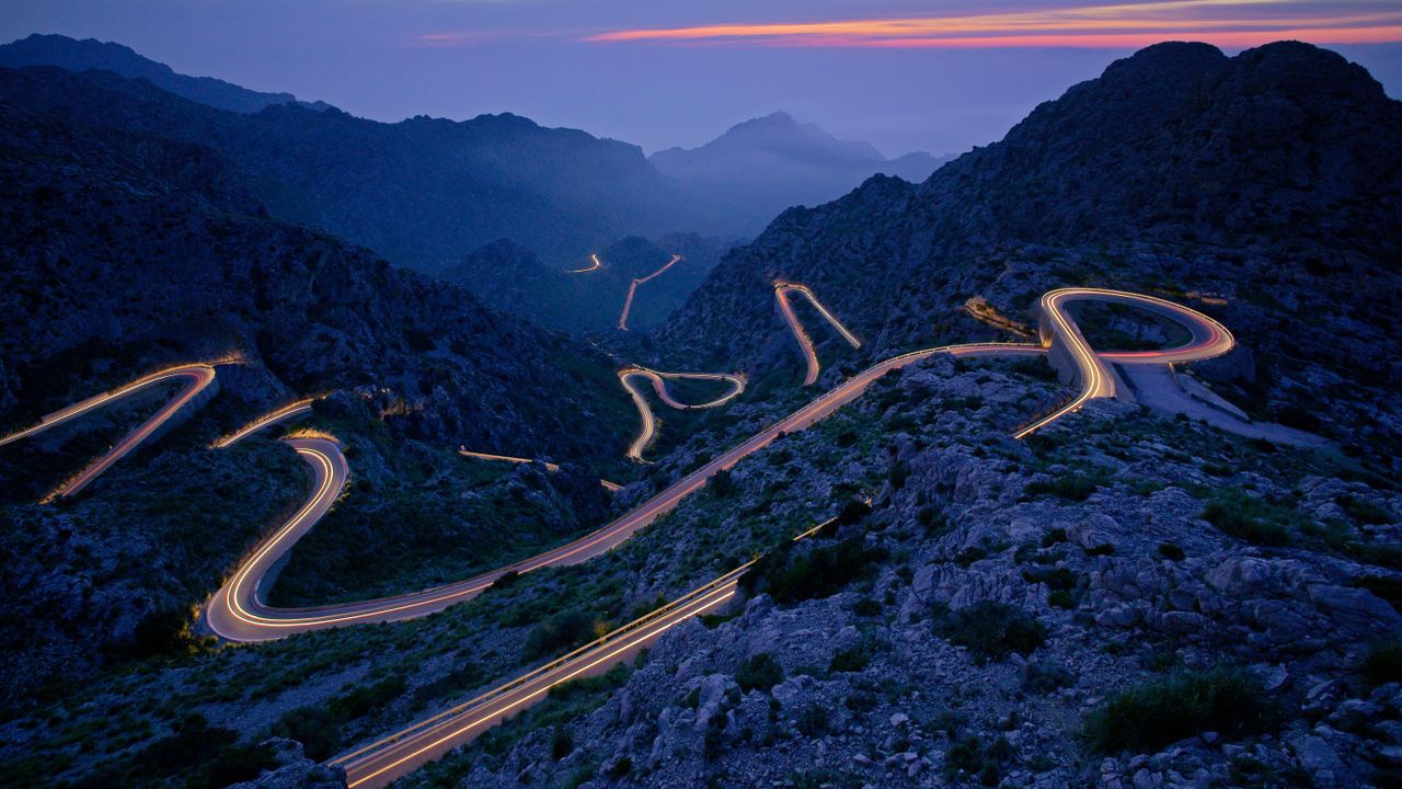 サ・カロブラへの峠道, スペイン マヨルカ島