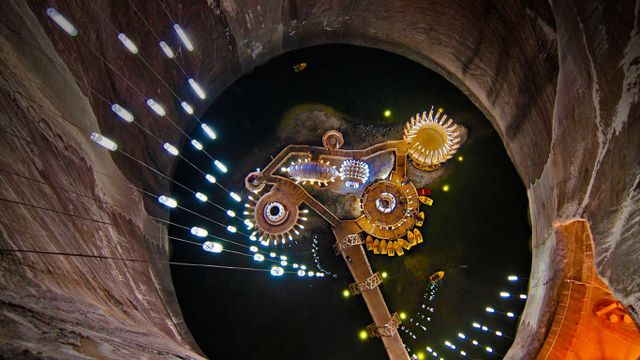 「トゥルダ岩塩坑」ルーマニア, トゥルダ