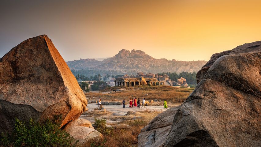 ヘーマクータの丘寺院群, インド ハンピ