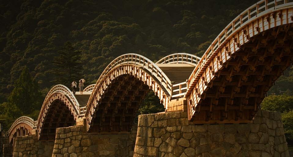 ｢錦帯橋｣山口県, 岩国市