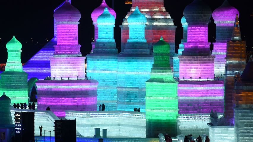 ハルビン氷祭り, 中国