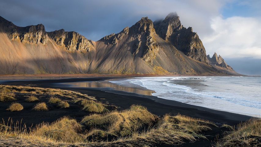 ヴェストラホルン山の姿