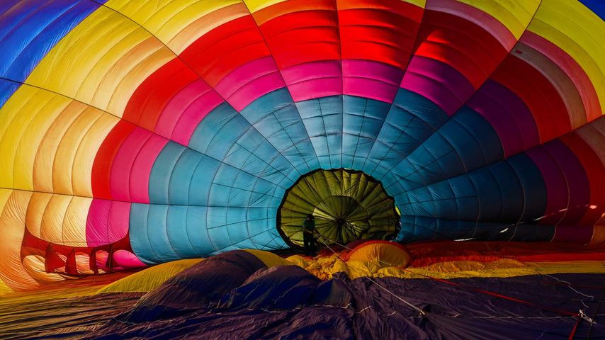 ｢ウィンスロップ熱気球フェスティバル｣アメリカ, ワシントン州 