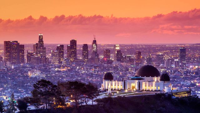 「グリフィス天文台」米国カリフォルニア州, ロサンゼルス