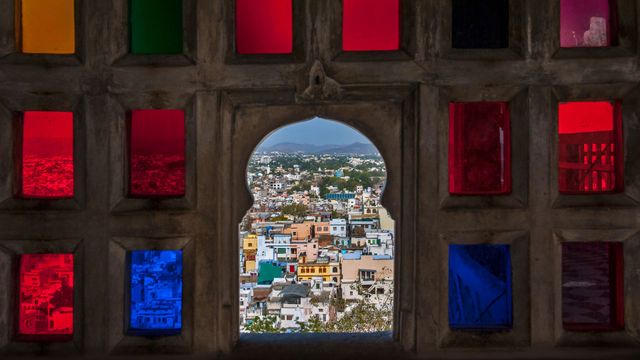 「シティ・パレスからの眺め」インド, ラージャスターン州