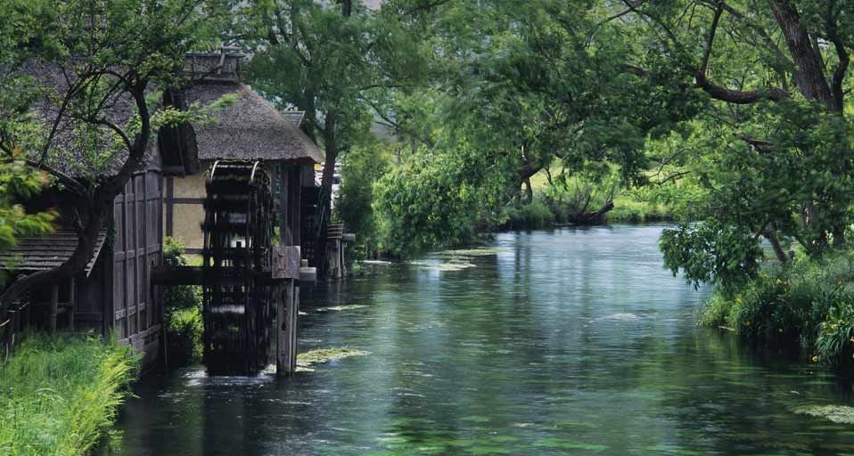 ｢蓼川の水車小屋｣長野, 安曇野