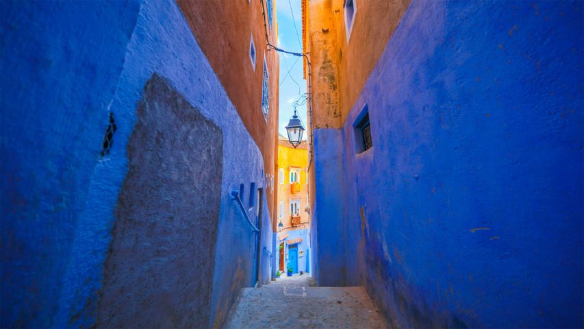 ｢シャウエンの青い壁｣モロッコ
