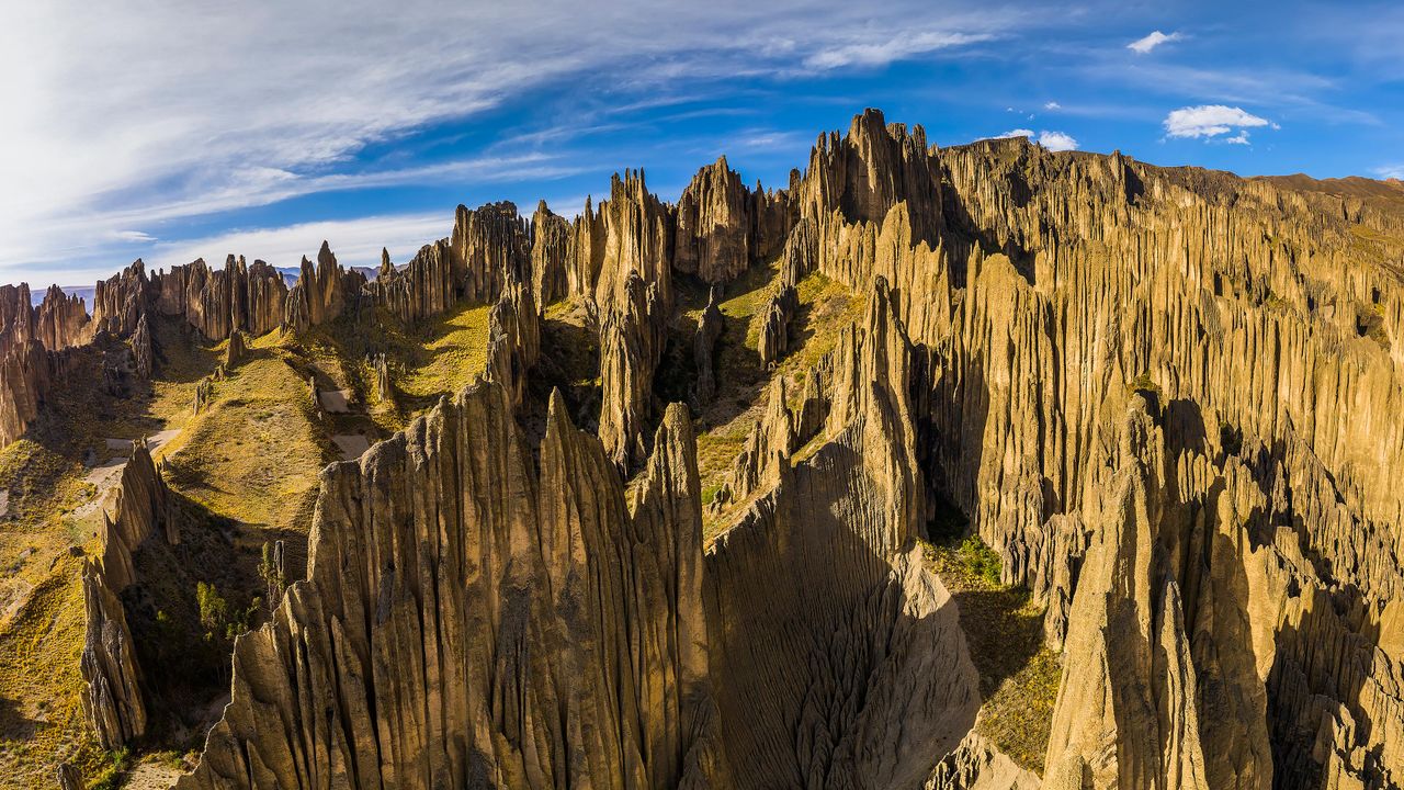 月世界の土柱, ボリビア ラパス