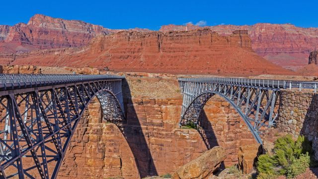マーブルキャニオンのナバホ橋, 米国 アリゾナ州