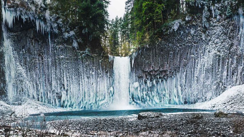 ｢アビクア滝｣米国オレゴン州