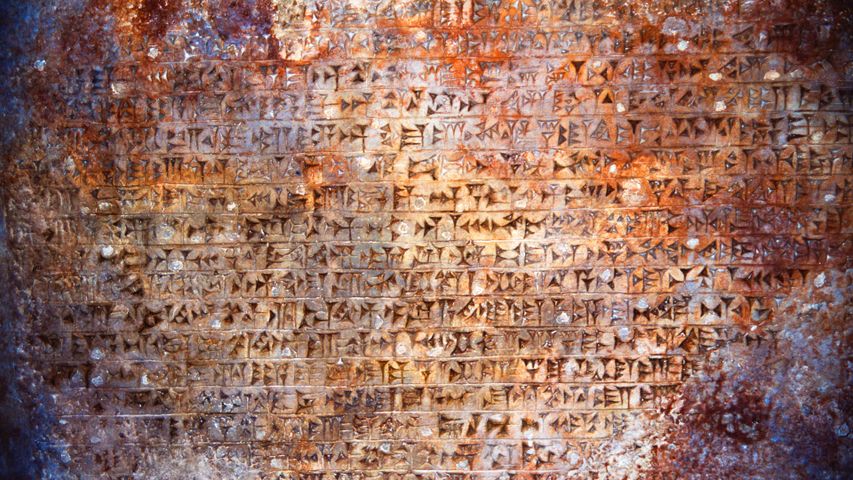 ペルセポリスの碑文の楔形文字, イラン ファールス州
