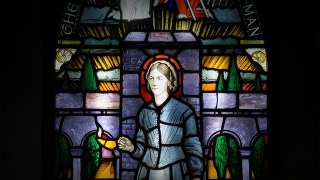 ｢フローレンス・ナイチンゲール博物館のステンドグラス｣イギリス, ロンドン