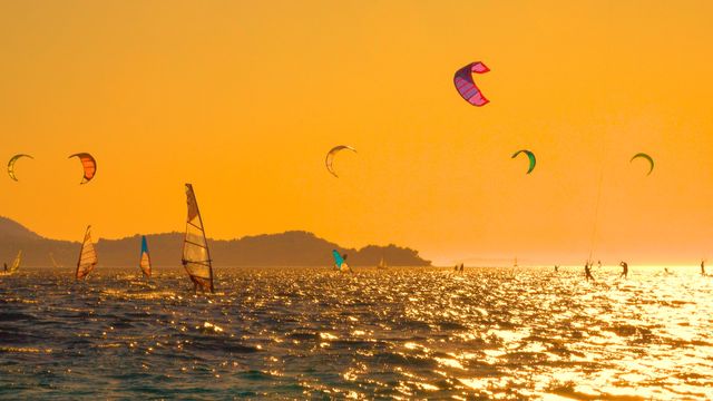 ペリェシャツ半島のカイトサーフィン, クロアチア