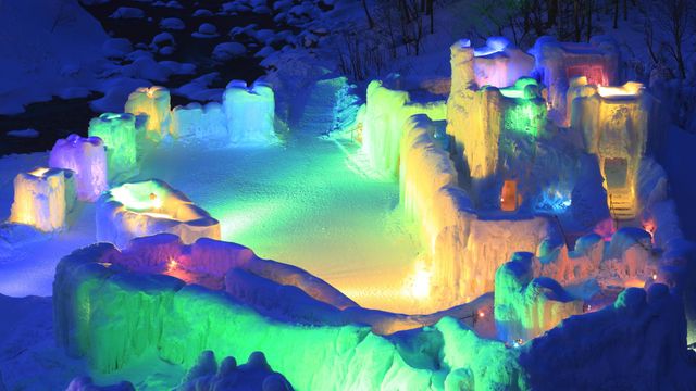 「層雲峡氷瀑まつり」北海道, 上川町