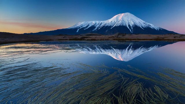 「トルバチク山」ロシア, カムチャツカ半島