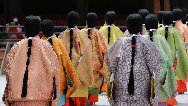 「葵祭の日の下鴨神社」京都府