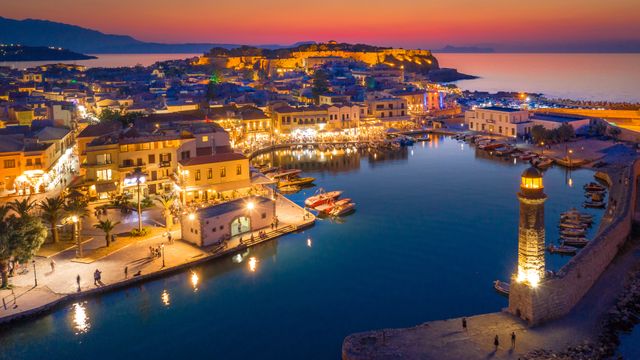 レティムノの港, ギリシャ