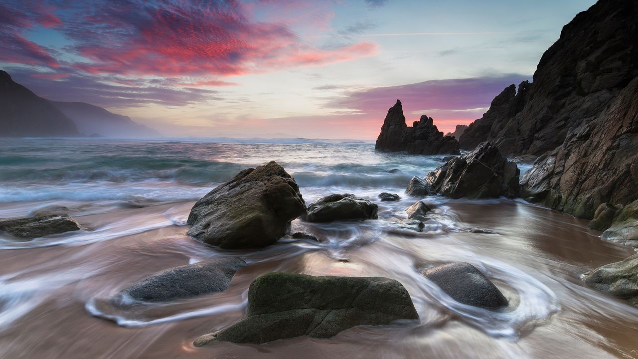 燃える夕焼けの海岸, ガリシア