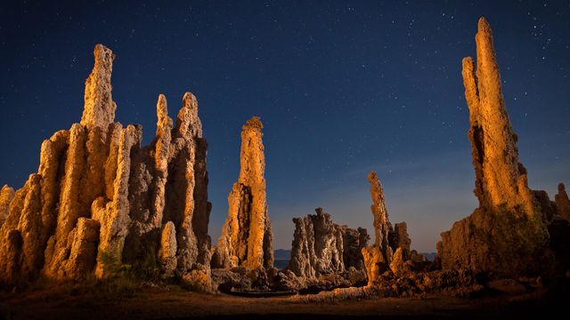 塩湖での星空観察