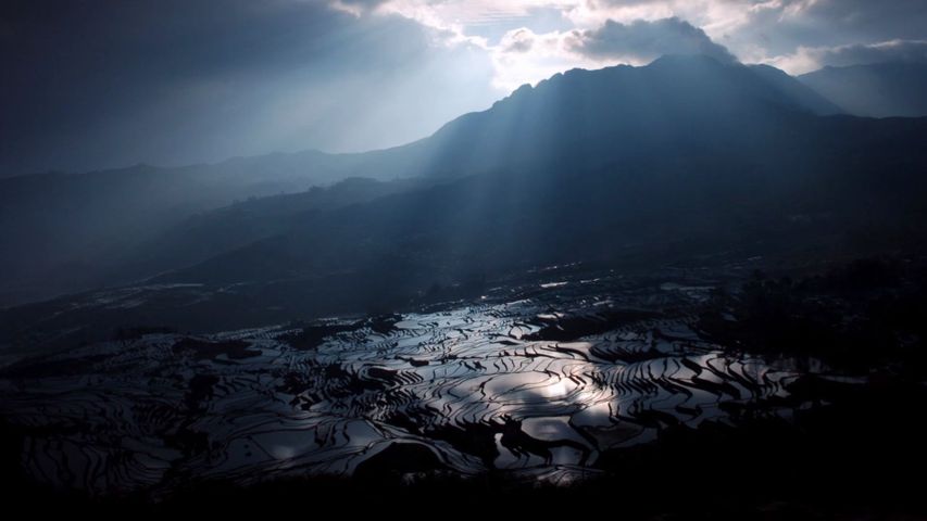 屋外, 山, 空, 雪, 霧, 自然, 風景