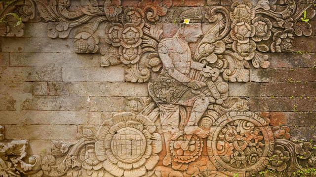 ｢マドゥイカラン寺院のレリーフ｣インドネシア, バリ