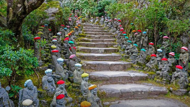 「五百羅漢庭園」広島, 宮島