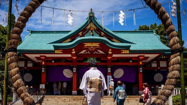 「日枝神社の茅の輪」東京, 永田町